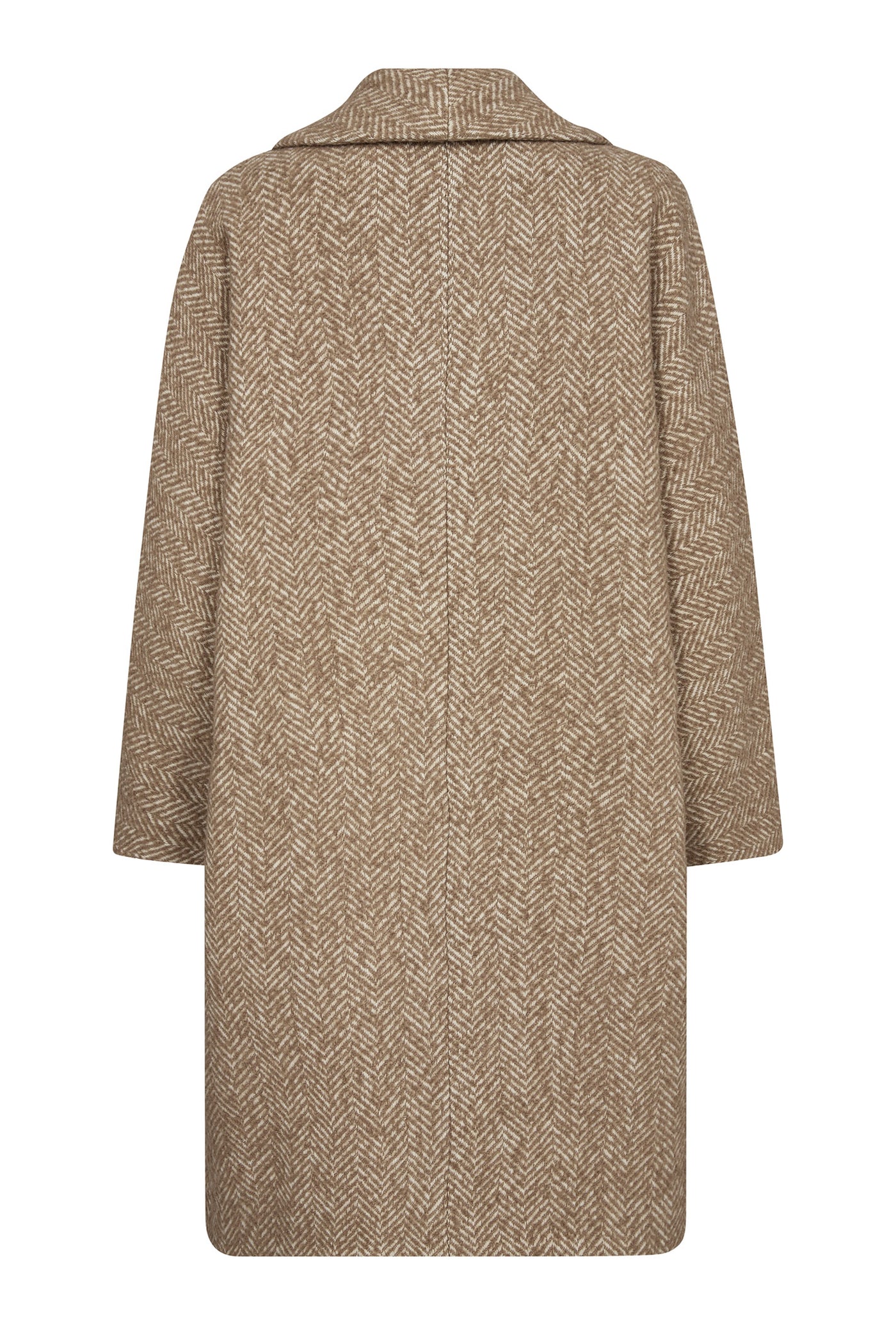 MMAdelaide Herringbone Coat Tannin - 164490