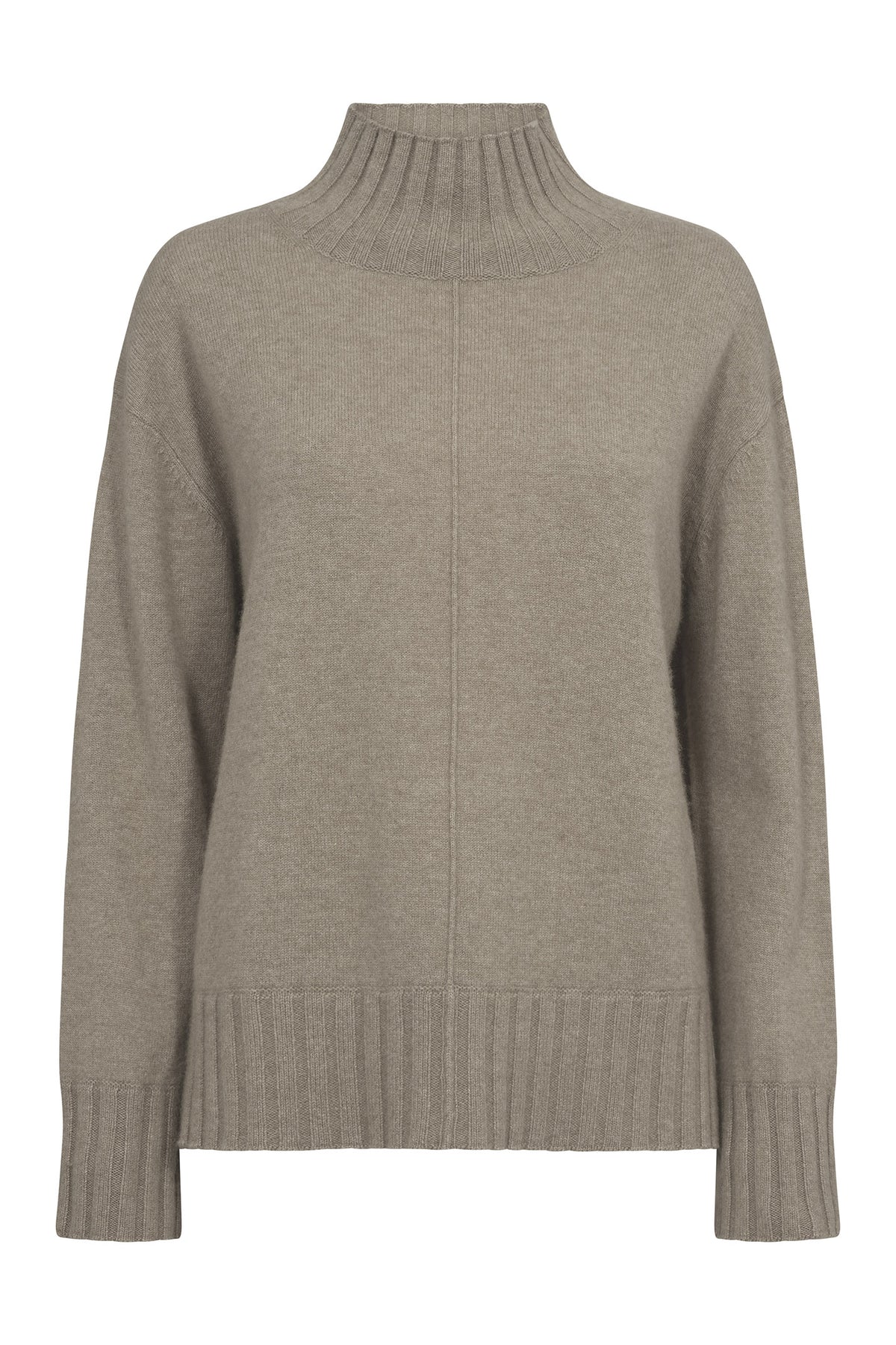 MMAima Cashmere Highneck Knit Brindle - 165720