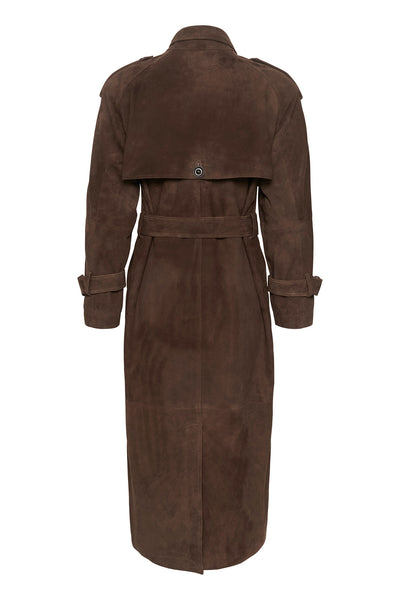 TaraMW Suede Trenchcoat Delicioso - 10704830 Thumbnail