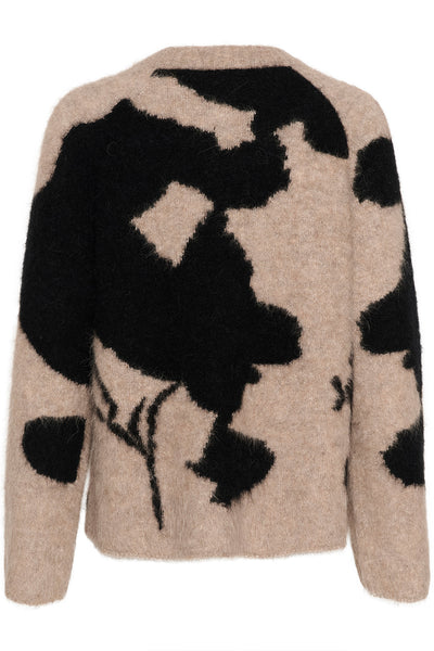 LajlaPW PU Mink Melange Blurred Flower - 30308981 Thumbnail