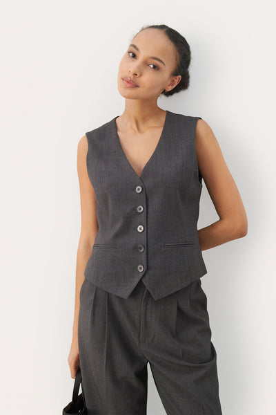 RikkePW WA Gray Flannel Melange - 30309030 Thumbnail