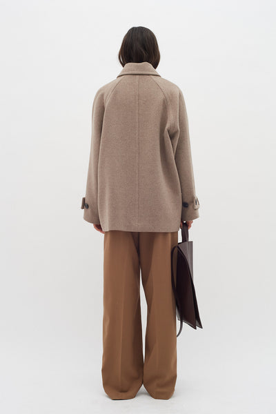 ThoraIW Minona Coat Sandy Grey Melange - 30109485 Thumbnail