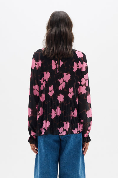 MendraIW Blouse Cashmere Pink Cut Out Flower - 30109660 Thumbnail
