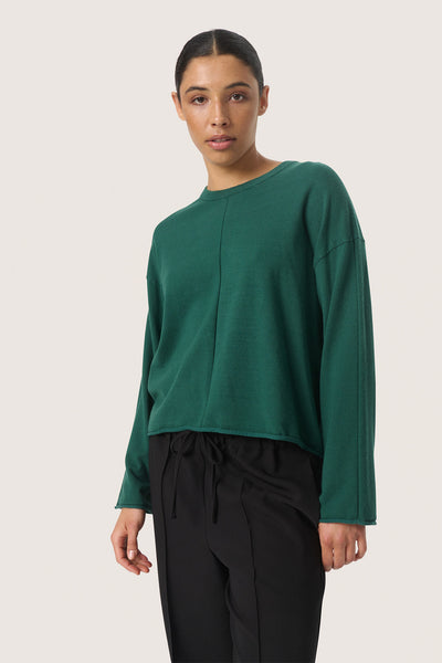 SLSpina Boxy Crew-Neck Rain forest - 30407689 Thumbnail