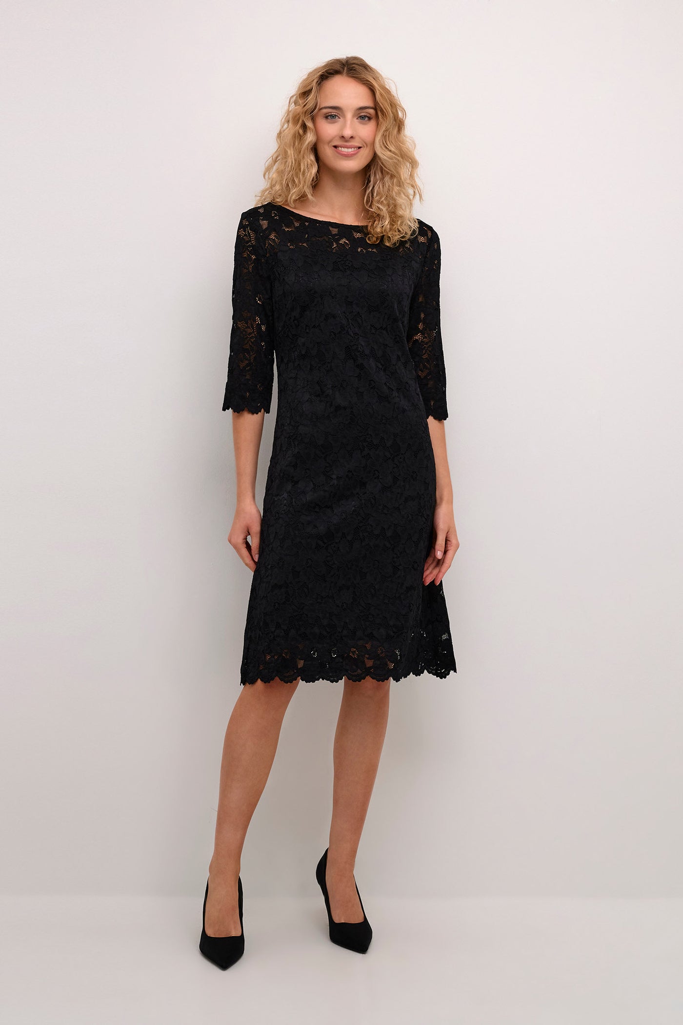 CRPria A Shape Dress Pitch Black - 10613289