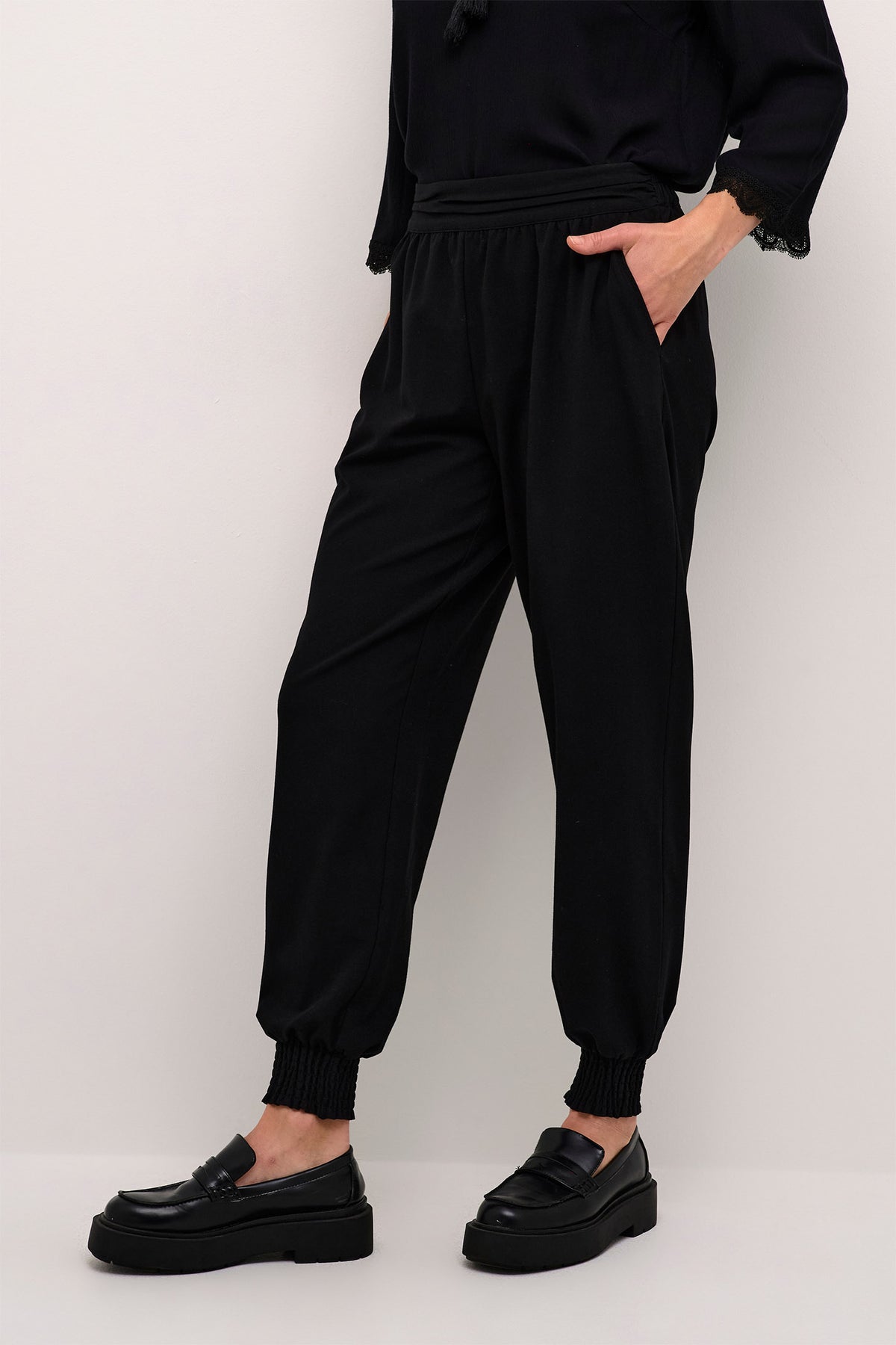 CRCharlott Harem Pant Pitch Black - 10608712