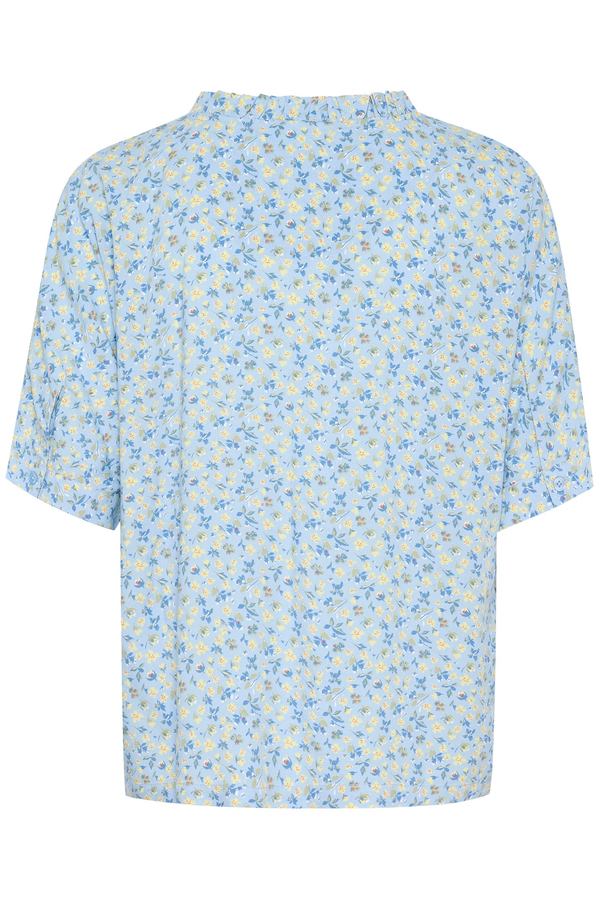 CRTiah SS Shirt Blue Yellow Small Floral - 10611286