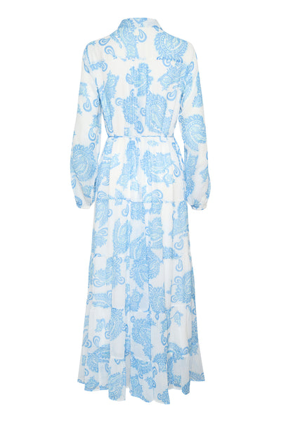 CRSamira Dress - Kim Fit Blue Columbia Paisley - 10611508 Thumbnail