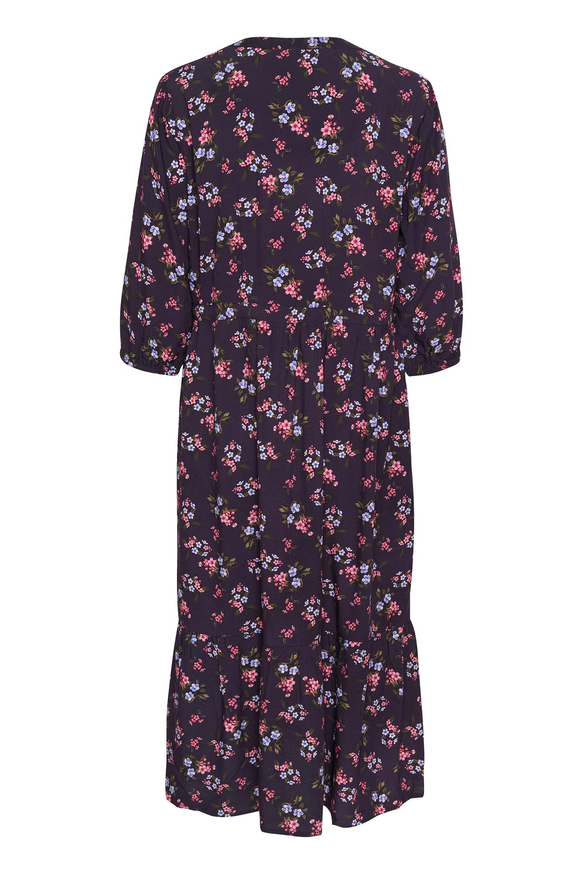 CRTiah Dress Pink and Blue Flowers - 10611687