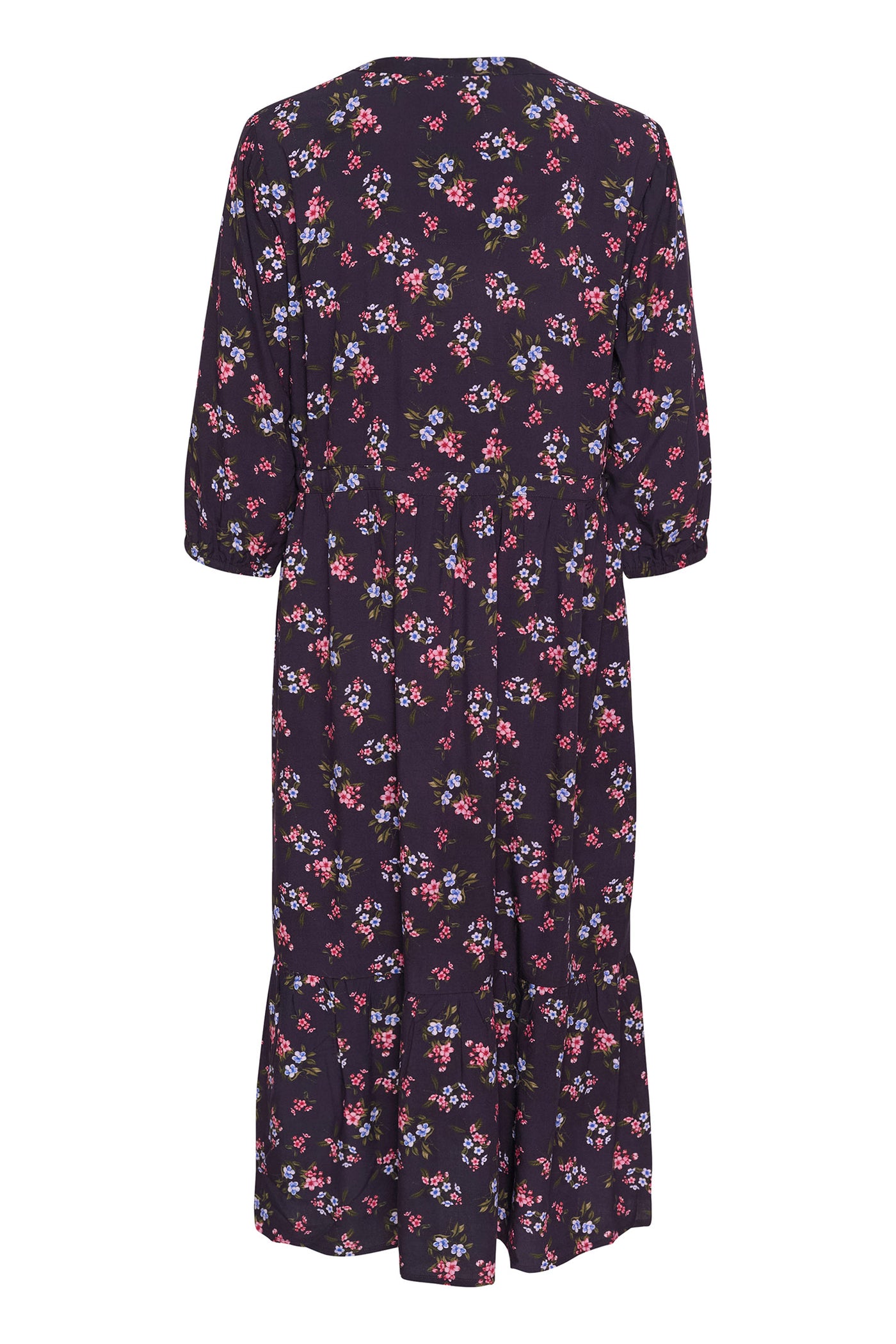 CRTiah Dress Pink and Blue Flowers - 10611687