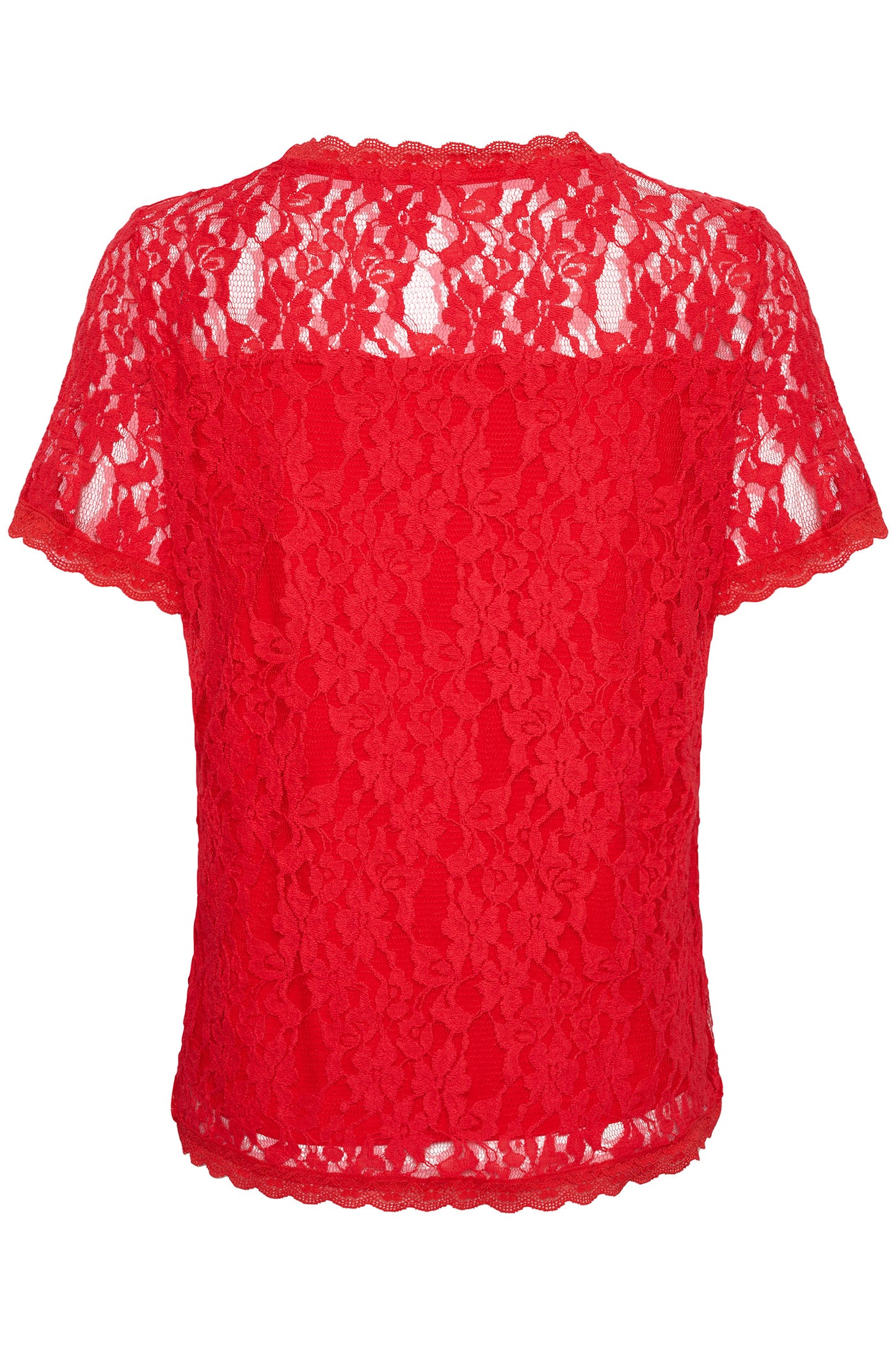 CRKit SS Lace Blouse High Risk Red - 10611696