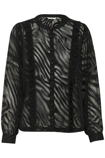 CRYana Shirt Pitch Black Animal - 10611984 Thumbnail