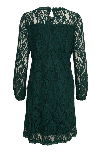 CRKit Lace LS Dress - Zally fi Sea Moss - 10612366 Thumbnail