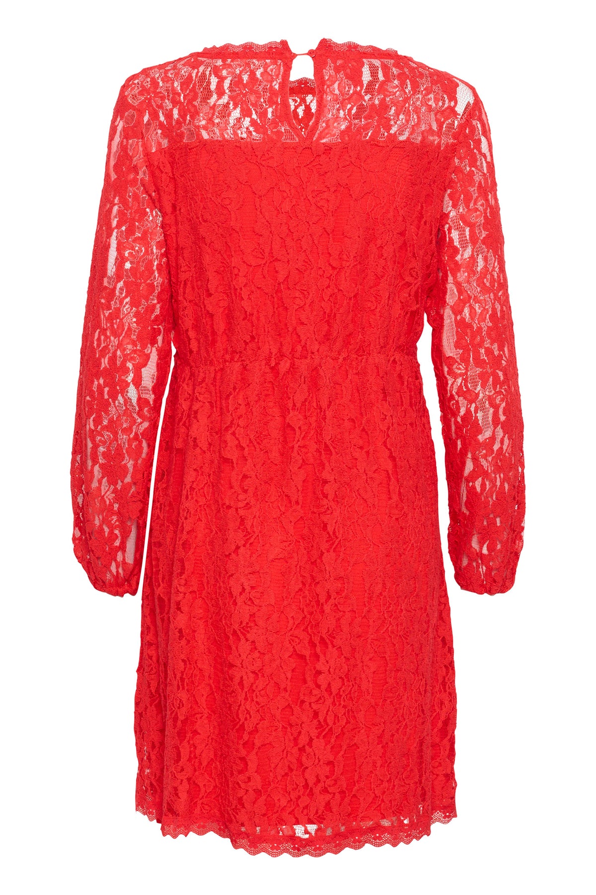 CRKit Lace LS Dress - Zally fi High Risk Red - 10612366