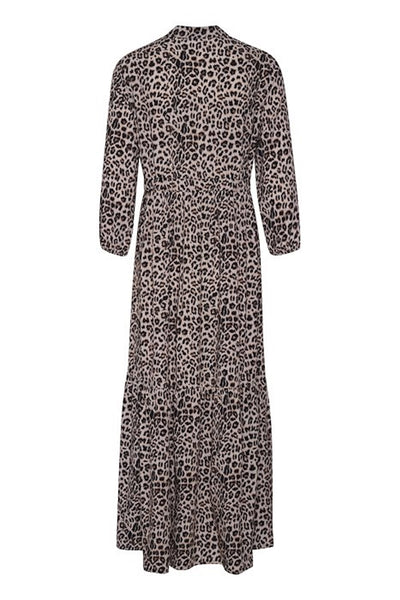 CRAlora Long Dress Animal Neutral - 10650723 Thumbnail