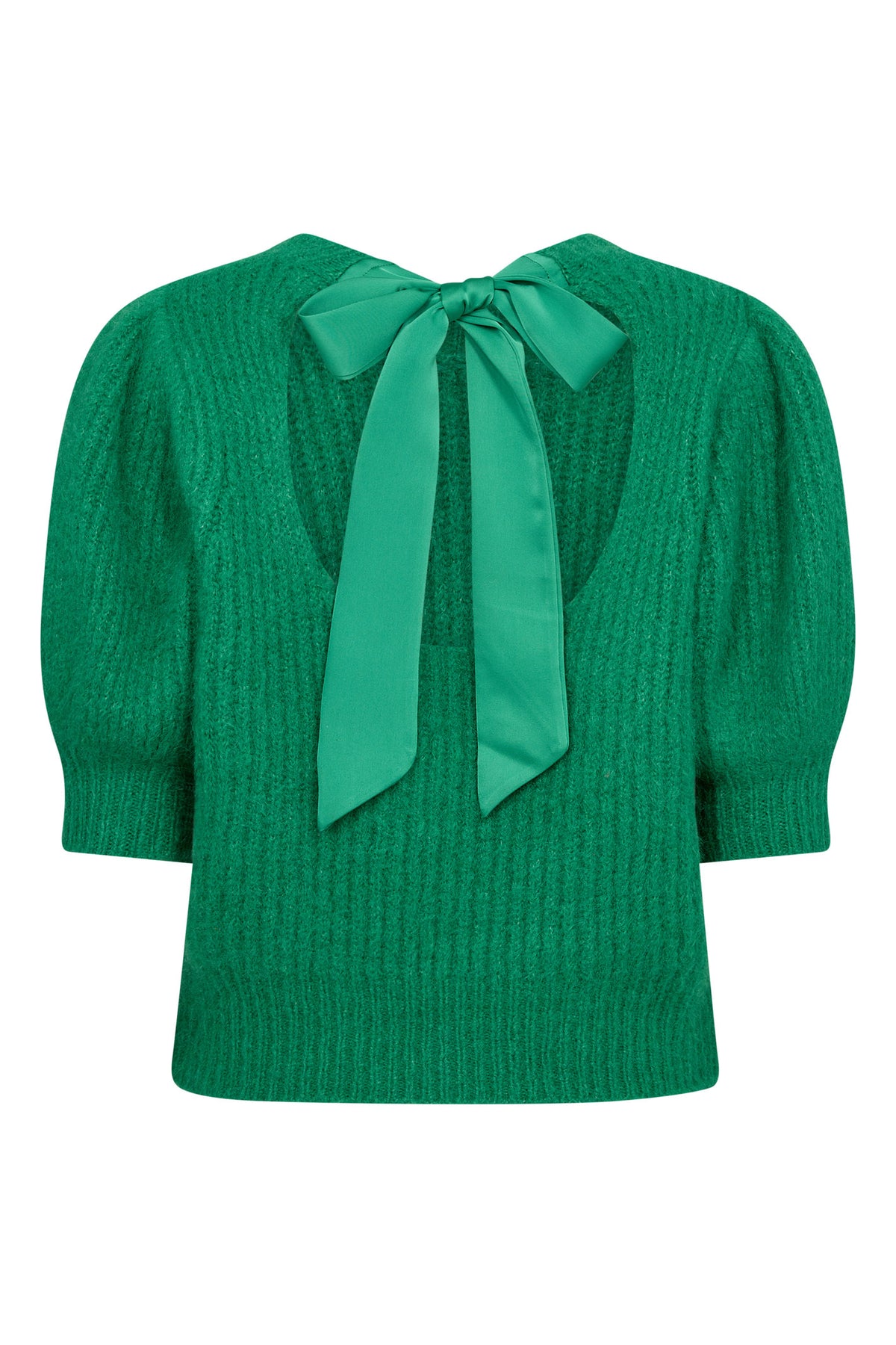 CoralieCC Bow Rib Knit 34-Green - 32135