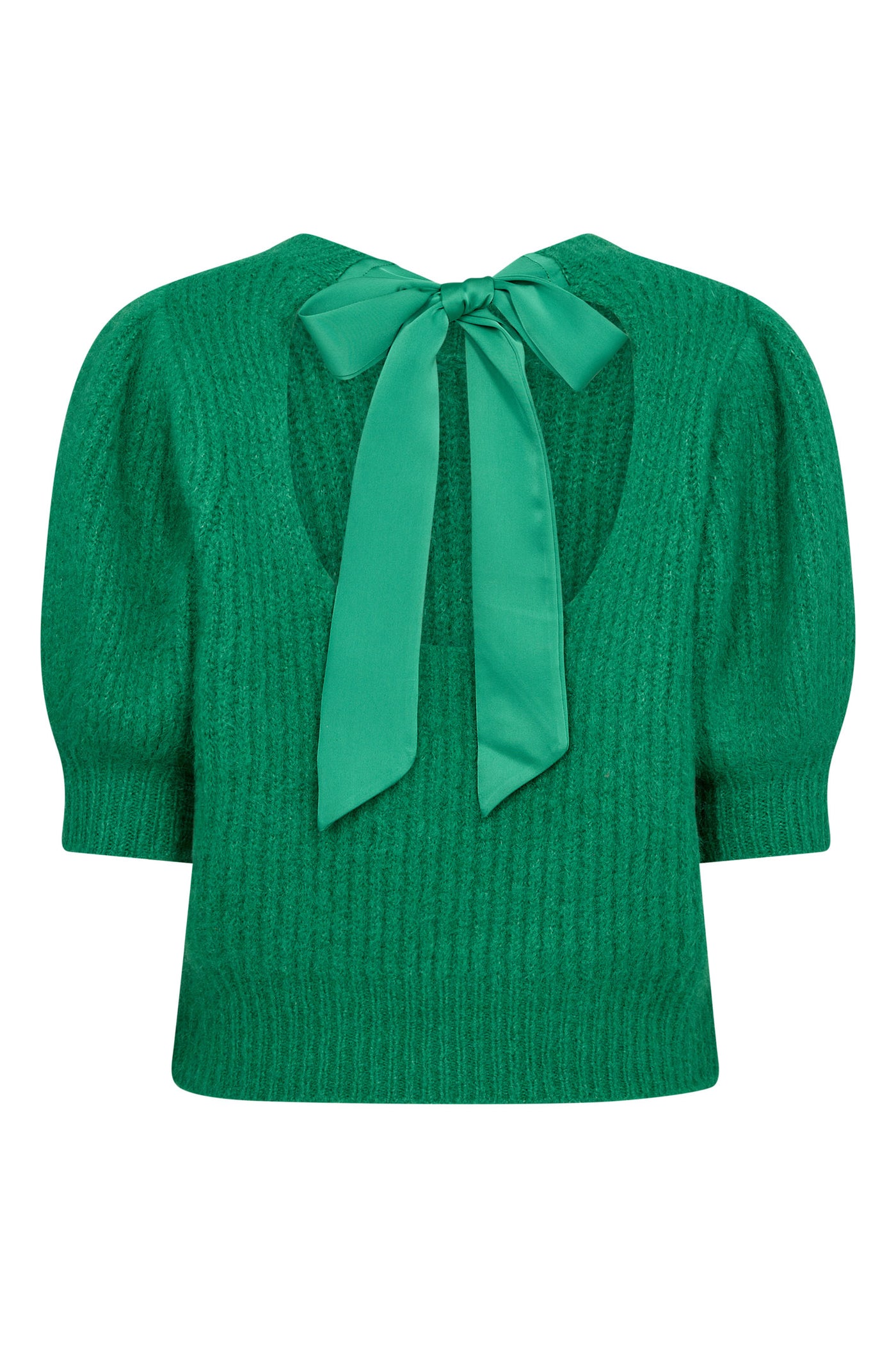 CoralieCC Bow Rib Knit 34-Green - 32135