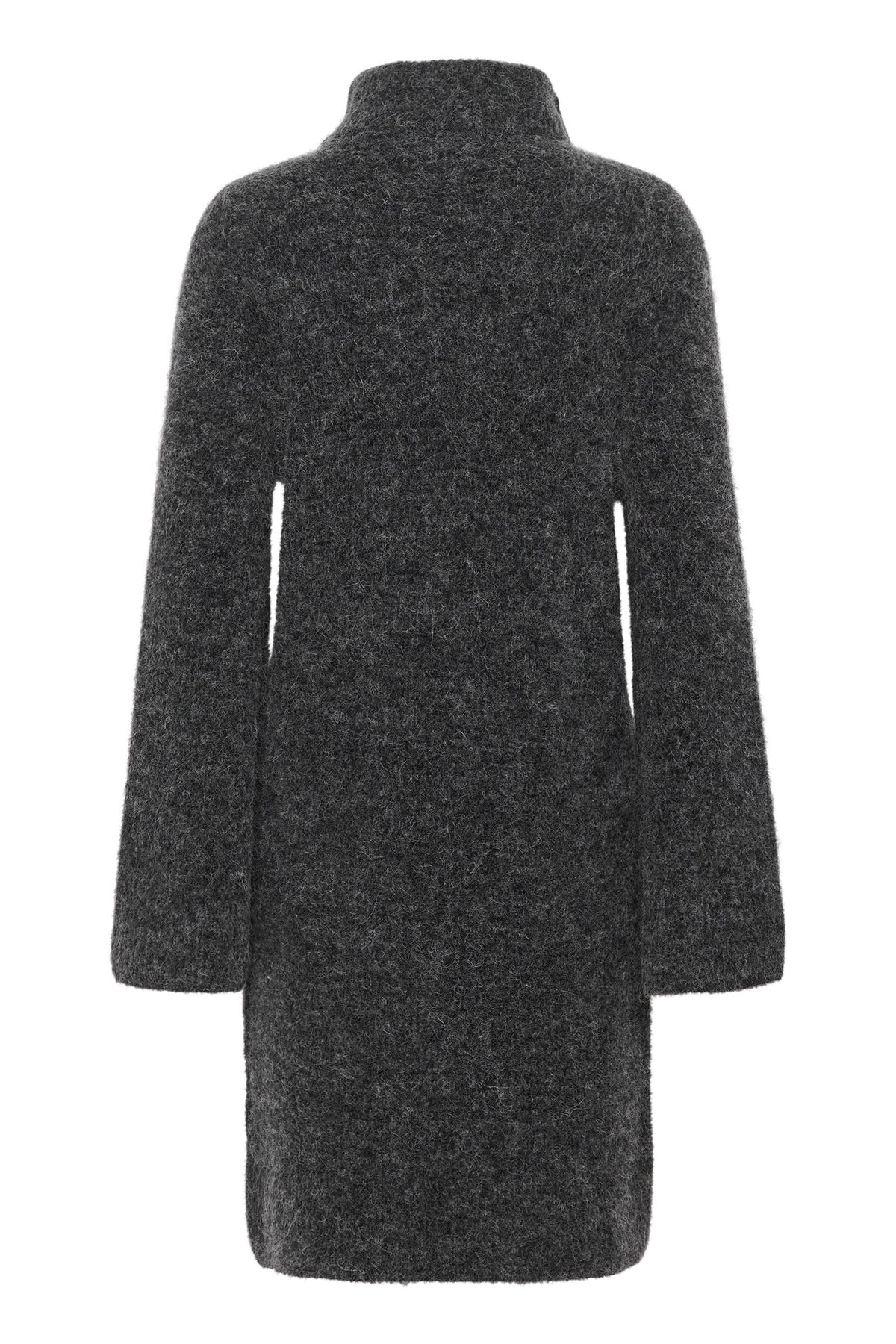 AlphaGZ rollneck dress Charcoal Melange - 10909447
