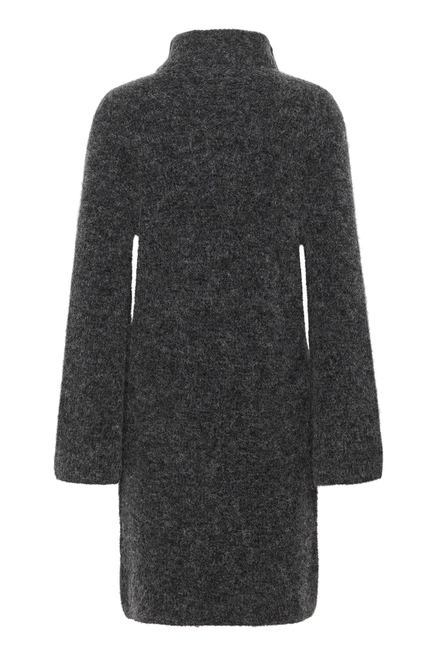 AlphaGZ rollneck dress Charcoal Melange - 10909447