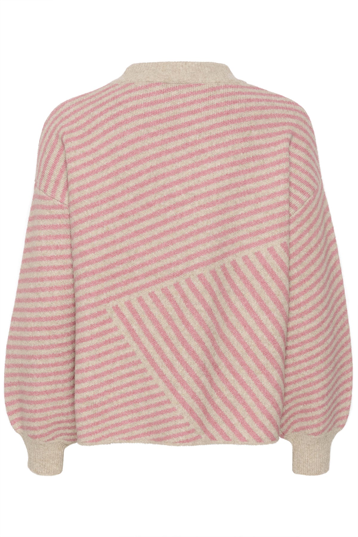KAverana Knit Pullover Feather gray mel. / Rosa - 10509061