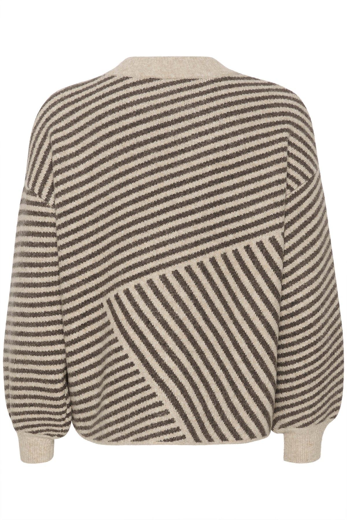 KAverana Knit Pullover Feather Gray mel./ Brown mel. - 10509061