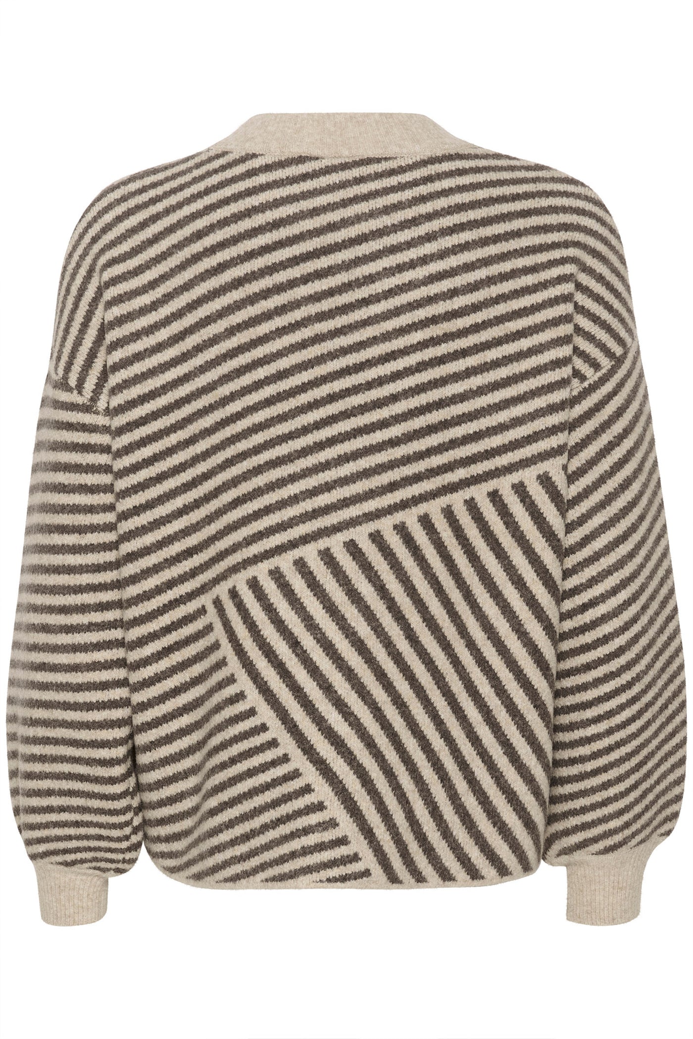 KAverana Knit Pullover Feather Gray mel./ Brown mel. - 10509061