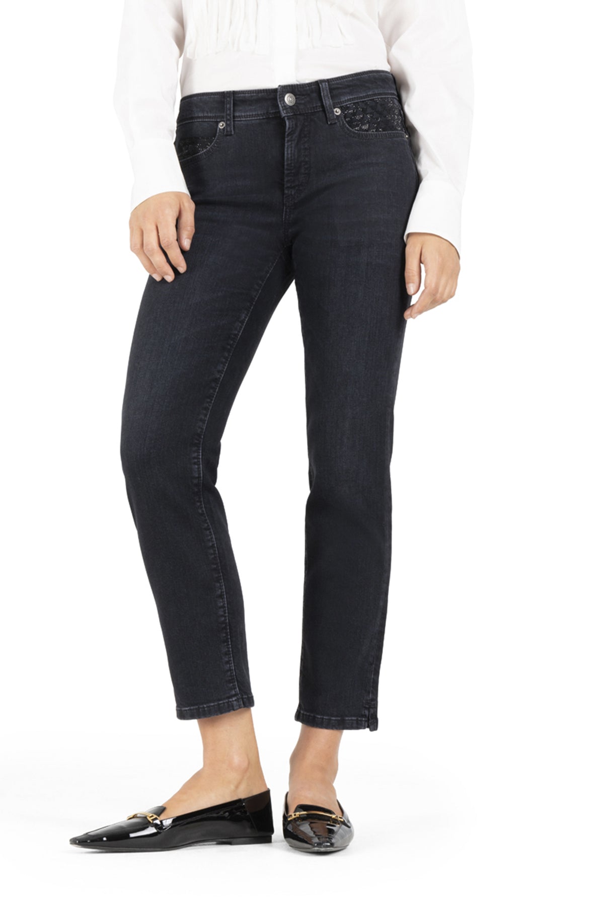 Piper short Black Washed Denim - 0083 29 9268
