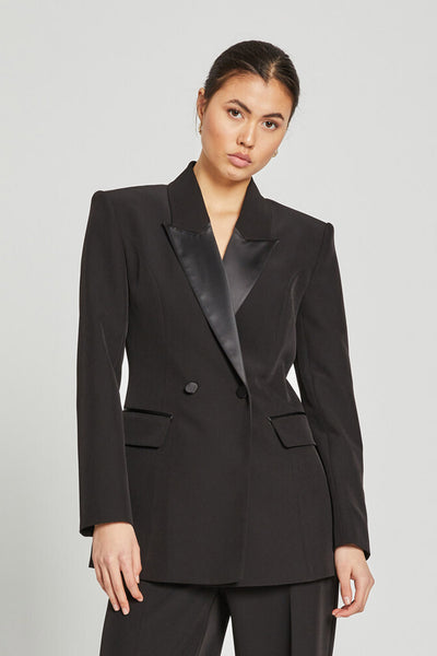 RubysusBBTuxi blazer Black - BBW4114 Thumbnail