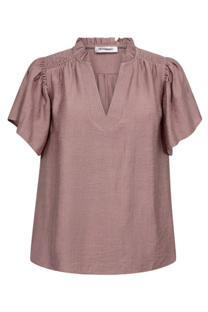 HeraCC SS Frill Top 103-Old Rose - 35703