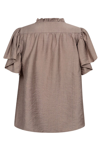 HeraCC SS Frill Top 154-Walnut - 35703 Thumbnail