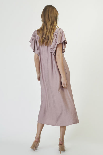 HeraCC SS Frill Dress 103-Old Rose - 36421 Thumbnail