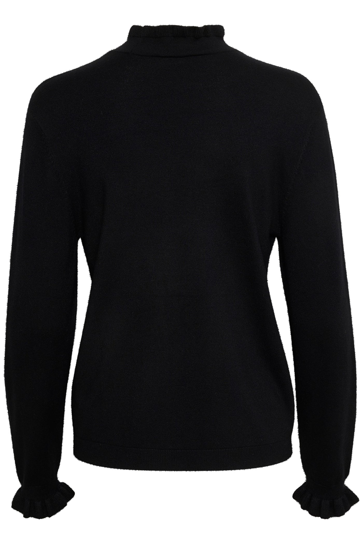 CRVillea Knit Blouse Pitch Black - 10611897