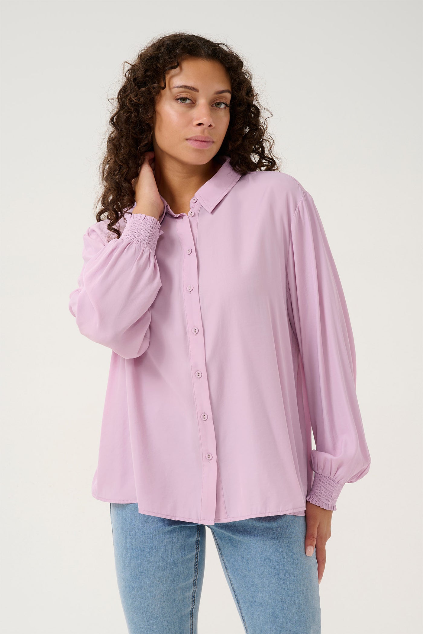 CRNola Long Sleeve Shirt Dawn Pink - 10611978