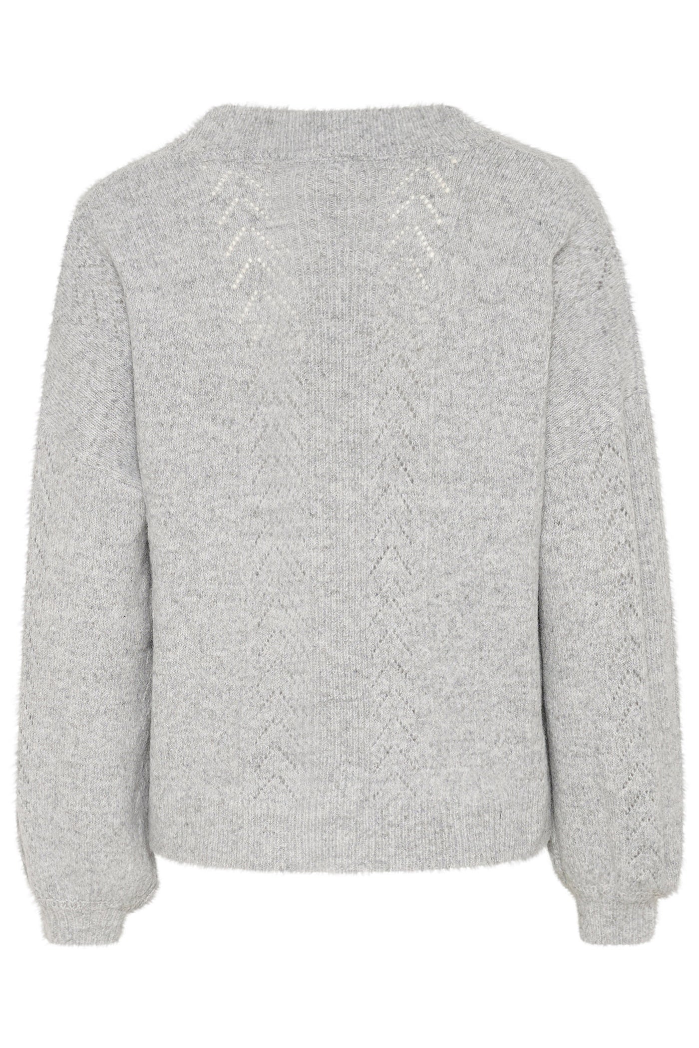 CRHoliday Knit Cardigan Light Grey Melange - 10612385