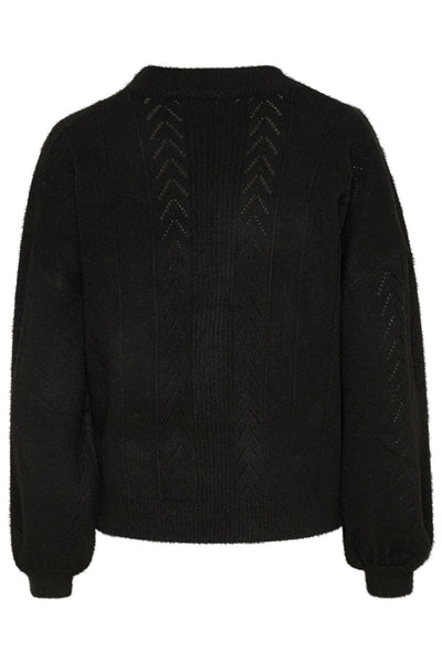 CRHoliday Knit Cardigan Pitch Black - 10612385 Thumbnail