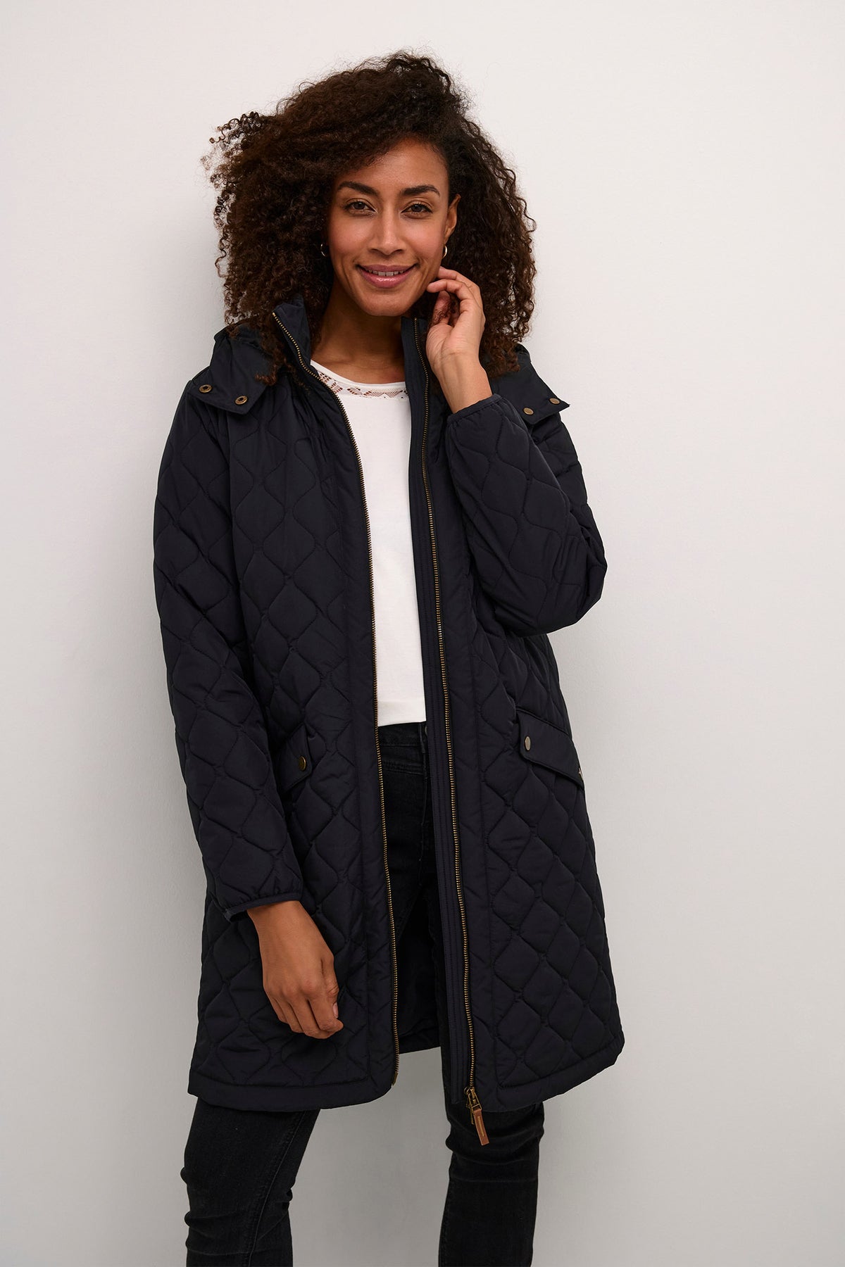 CRArwen Jacket W. Hood Pitch Black - 10612773