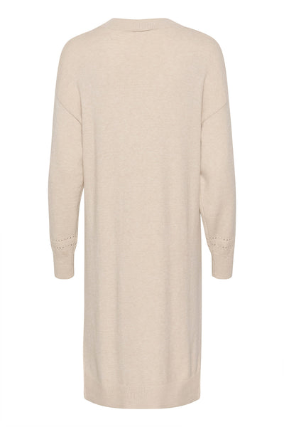 CRDela Knit Dress Oat melange - 10612876 Thumbnail