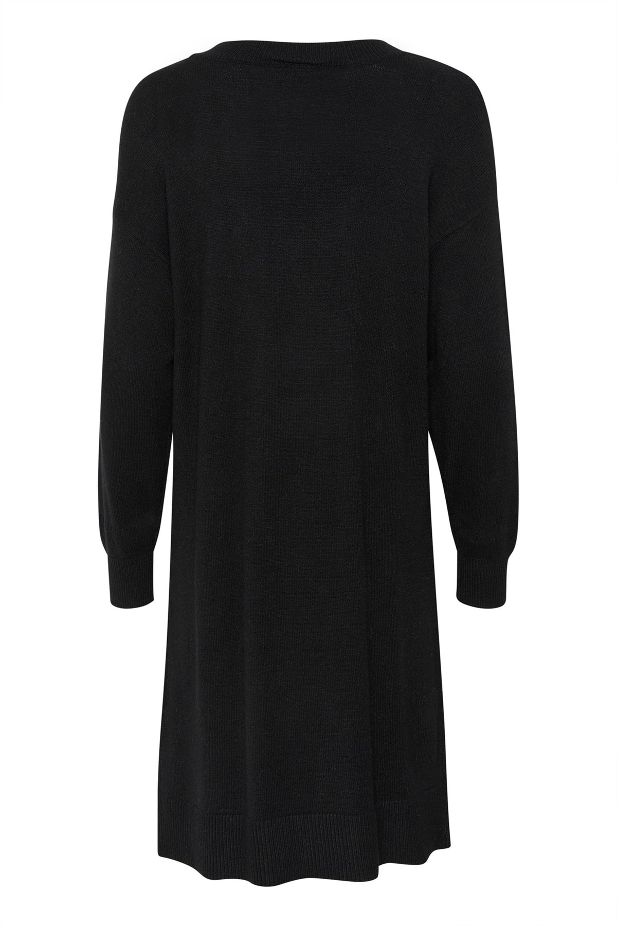 CRDela Knit Dress Pitch Black - 10612876