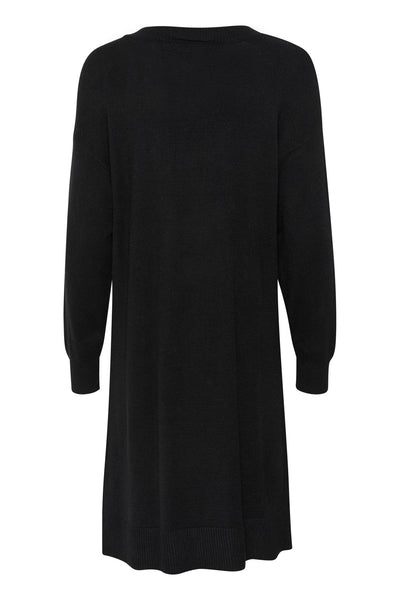 CRDela Knit Dress Pitch Black - 10612876 Thumbnail