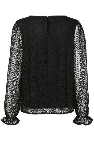 CRValerie Blouse Pitch Black - 10613162 Thumbnail