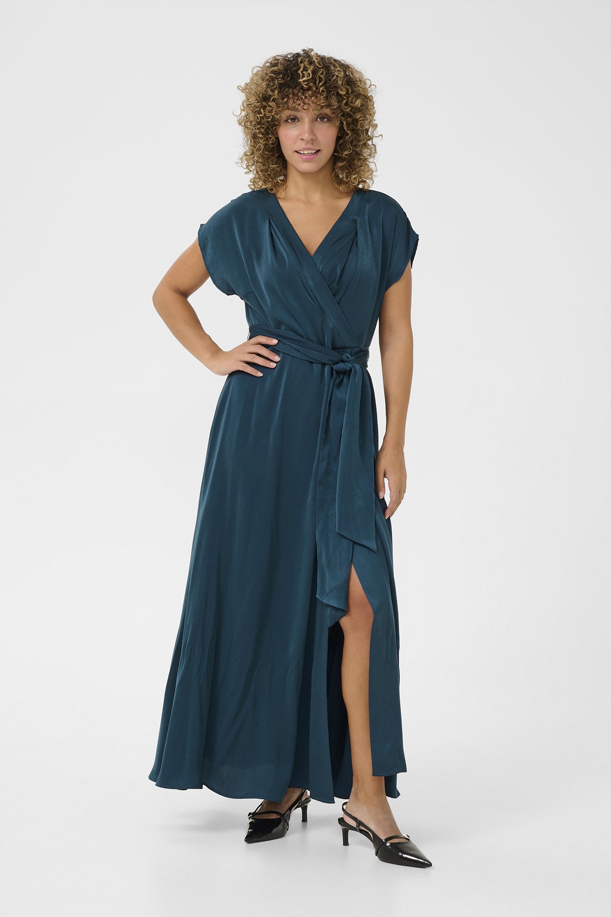 CRNoretta Dress Petrol Blue - 10613205