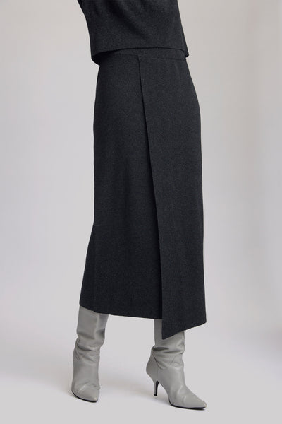 ManziGZ skirt Deep Graphite Melange - 10909423 Thumbnail