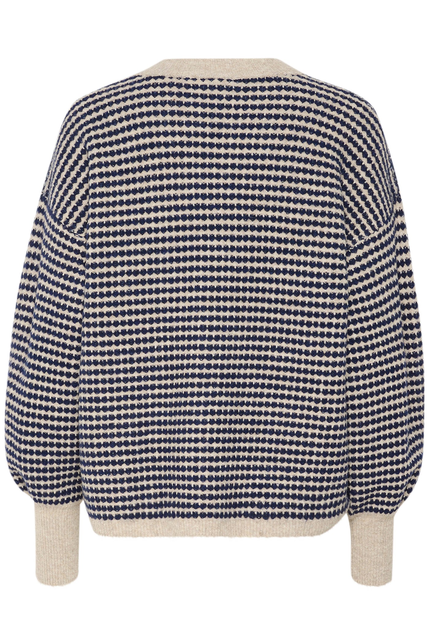KAellery Knit Pullover Feather Gray/ Blue Structure - 10509032