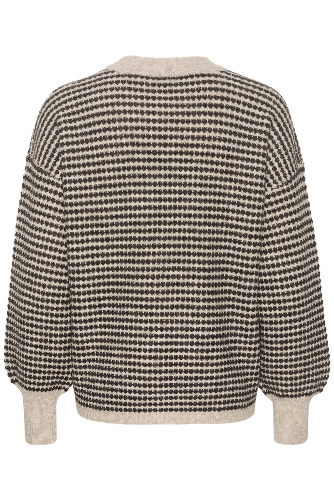 KAellery Knit Pullover Feather Gray/ Black Structure - 10509032