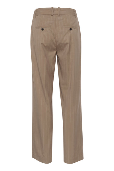 KBMilano Stripe Pants WALNUT - 10104990 Thumbnail