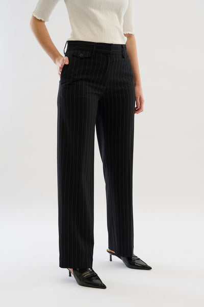KBMilano Stripe Pants Meteorite - 10104990 Thumbnail