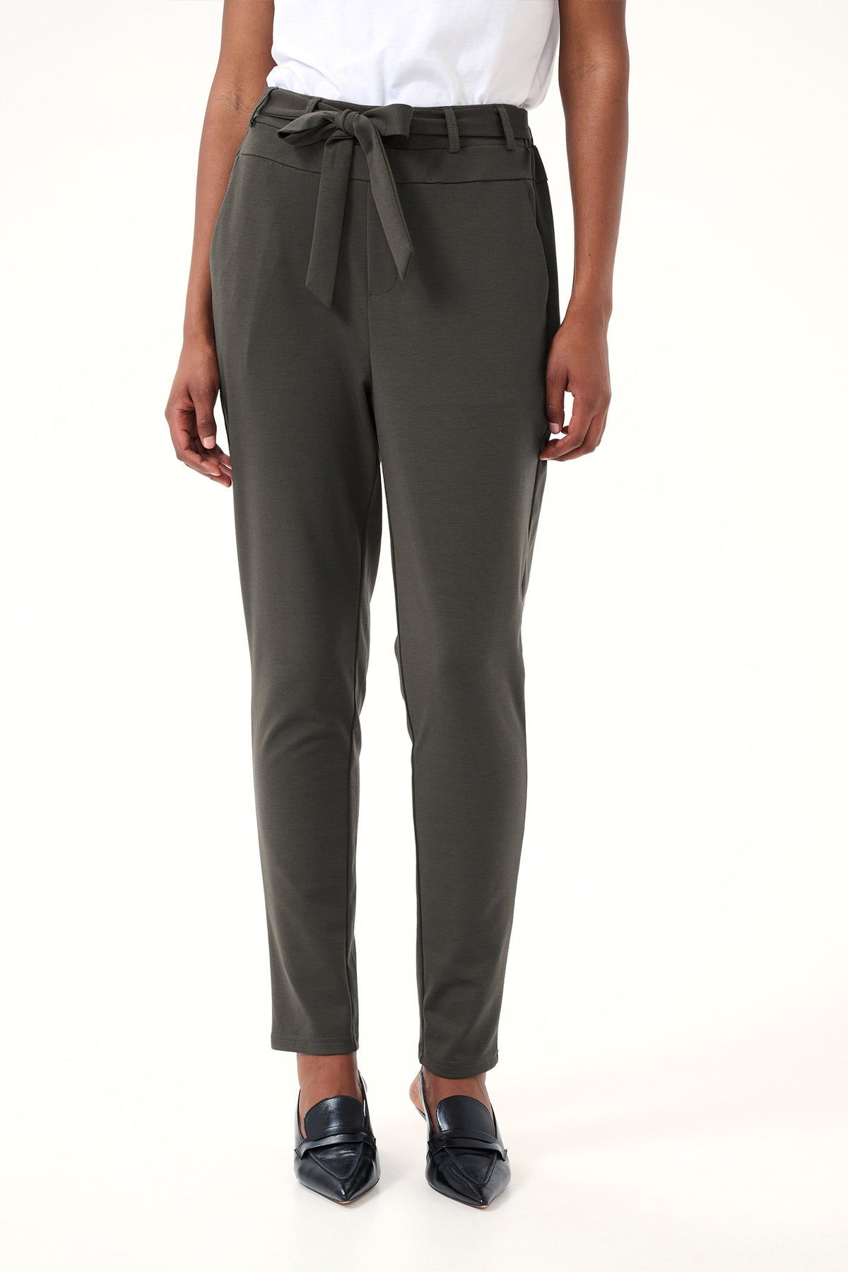 KAjenny Belt Pants Black Oyster - 10509744