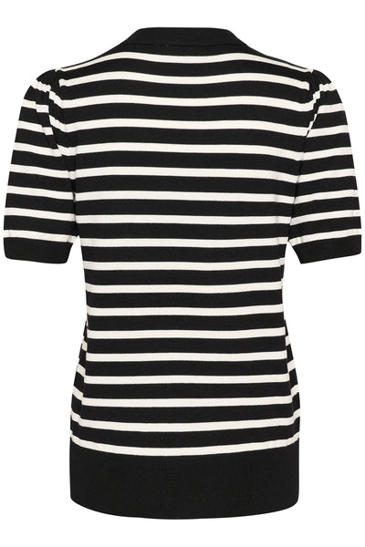 MilaSZ SS Striped Pullover Black Mila Stripe - 30513768 Thumbnail