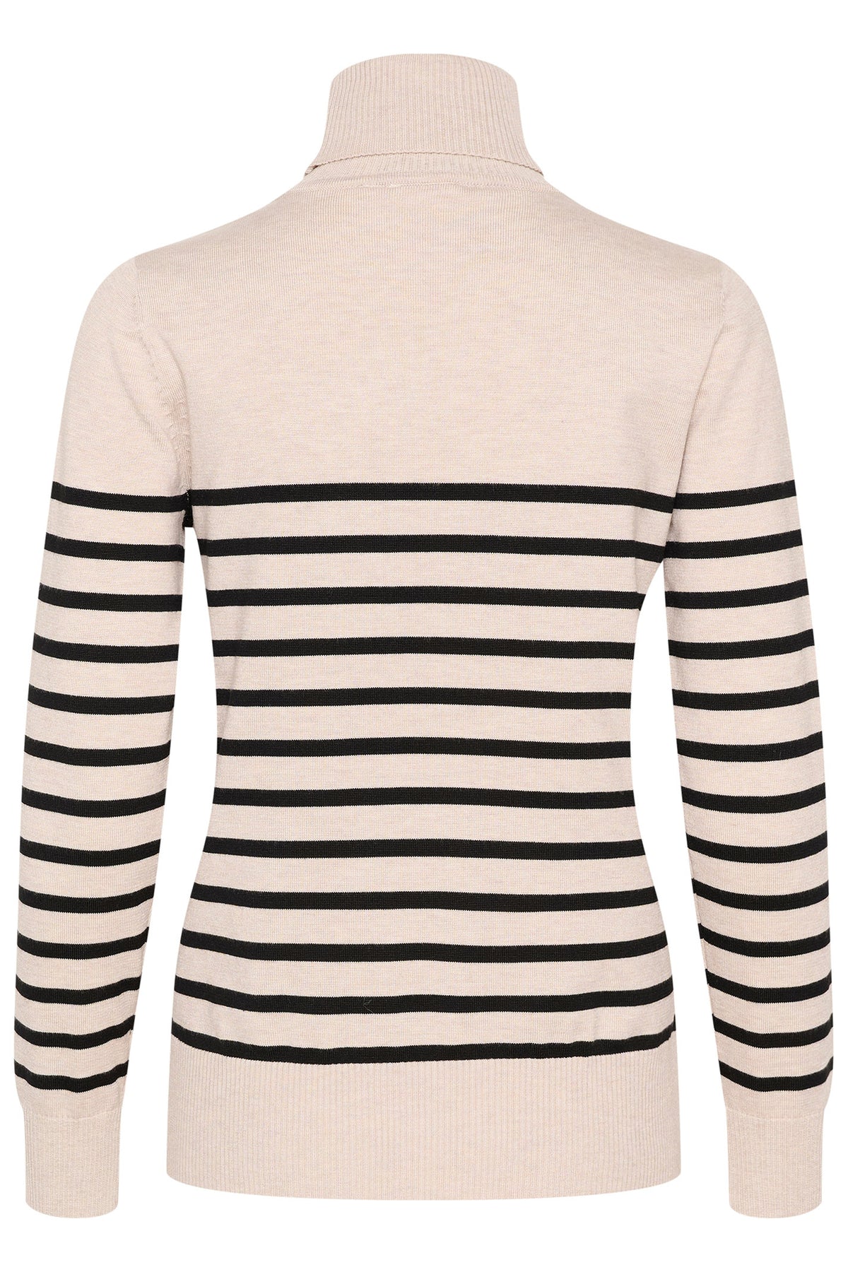 MilaSZ St. Rollneck Pullover Gray Morn Mila Stripe - 30513772