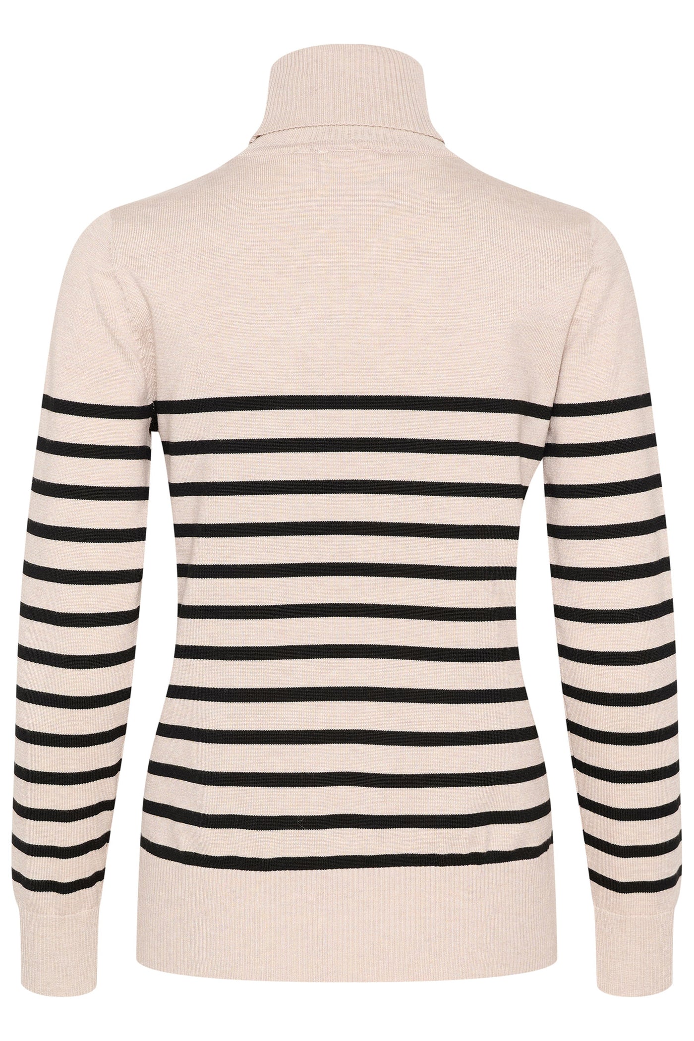 MilaSZ St. Rollneck Pullover Gray Morn Mila Stripe - 30513772